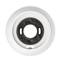 Рамка 1 постовая пластик серии "ASR-RETRO" RS 80029-01, цвет Белый